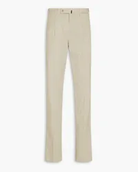 Slowear Incotex cotton-blend poplin chinos - Neutral Neutral