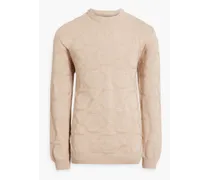 Ricardo jacquard-knit cotton sweater - Neutral
