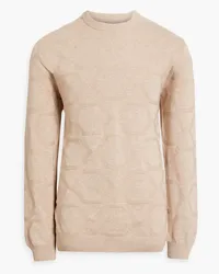 Frescobol Carioca Ricardo jacquard-knit cotton sweater - Neutral Neutral