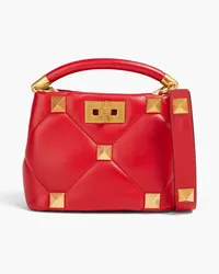 Valentino Garavani Rockstud quilted leather tote - Red Red