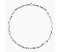 Sterling silver necklace - Metallic