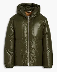 Jil Sander Convertible shell hooded jacket - Green Green