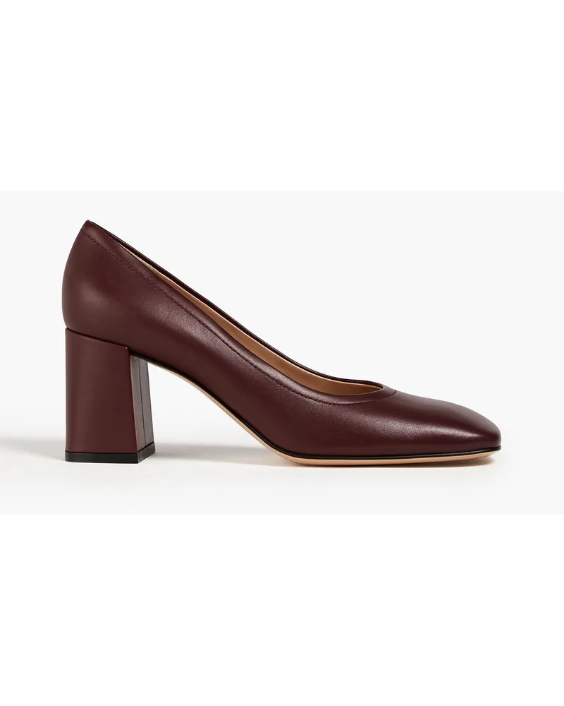 Gianvito Rossi Leather pumps - Burgundy Burgundy