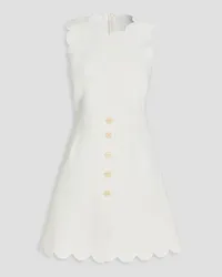 RED Valentino Crepe mini dress - White White