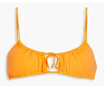 Egypt ruched bikini top - Orange