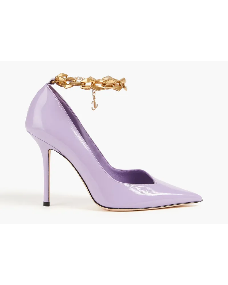 Jimmy Choo Patent-leather pumps - Purple Purple