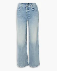 Mother The Spinner Skimp high-rise wide-leg jeans - Blue Blue