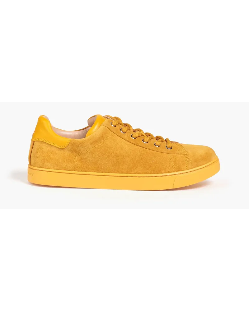 Gianvito Rossi Suede sneakers - Yellow Yellow