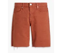 L'homme denim shorts - Brown