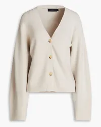 arch4 Hyacinth ribbed cashmere cardigan - White White