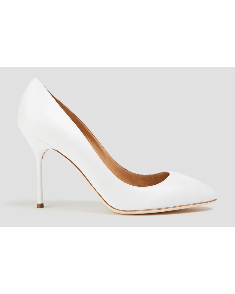 Sergio Rossi Chichi leather pumps - White White