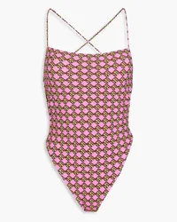 Tory Burch Printed swimsuit - Purple Purple