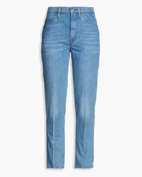 Frame Denim Le Italien high-rise straight-leg jeans - Blue Blue