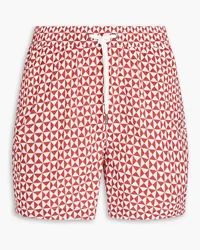 Onia Charles short-length printed swim shorts - Red Red