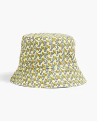 Tory Burch Printed canvas bucket hat - Green Green