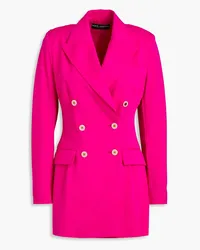 Dolce & Gabbana Double-breasted stretch-ponte blazer - Pink Pink