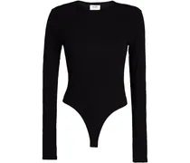 60s cotton-jersey bodysuit - Black