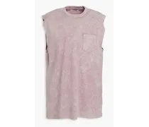 Rodeo acid-wash cotton-jersey T-shirt - Purple