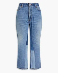 Levi's 70s faded paneled high-rise flared jeans - Blue Blue