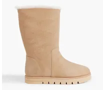 Cozy shearling boots - Neutral