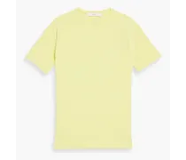 Stretch-cashmere T-shirt - Yellow