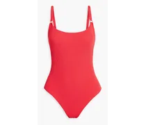 Tosca ribbed swimsuit - Red