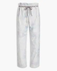 Jacquemus Pigiami floral-print cotton-blend pants - Gray Gray