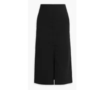 Wool midi skirt - Black