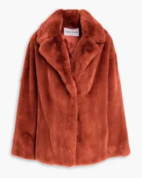 STAND Faux fur jacket - Red Red