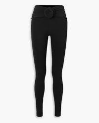 Magda Butrym Embellished stretch-knit skinny pants - Black Black