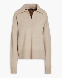 Rag & Bone Bridget wool-blend polo sweater - Neutral Neutral