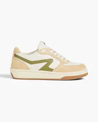 Rag & Bone Retro Court leather and suede sneakers - Neutral Neutral