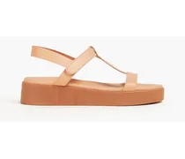 Myrtova leather platform sandals - Neutral