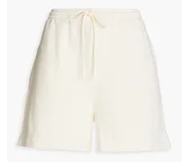 French cotton-terry shorts - White