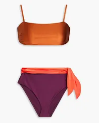 Zimmermann Color-block bikini - Purple Purple