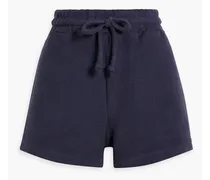 Cotton-terry shorts - Blue