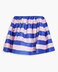 Zimmermann Striped silk mini skirt - Pink Pink