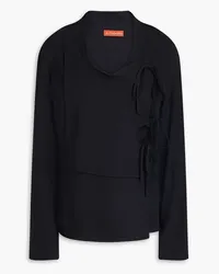 Altuzarra Layered crepe top - Black Black