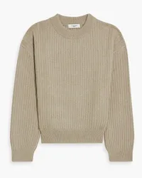 LE 17 SEPTEMBRE Ribbed-knit sweater - Green Green