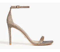 Lamé sandals - Metallic