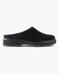 Vince Graham suede mules - Black Black