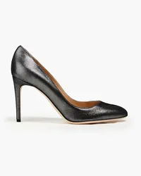 Sergio Rossi Metallic suede pumps - Metallic Metallic