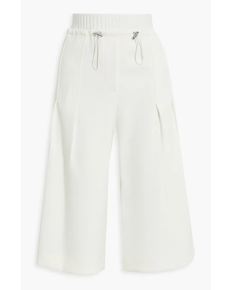 3.1 phillip lim Pleated twill culottes - White White