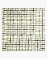 Shrimps Florence checked silk-twill scarf - White - OneSize White