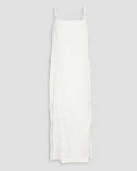 Loulou Studio Crushed velvet maxi dress - White White