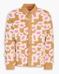 Jacquemus La Chemise Neve Fleurs jacquard-knit cardigan - Pink Pink