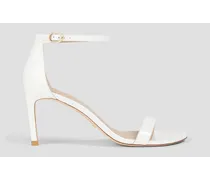 Nuna patent-leather sandals - White