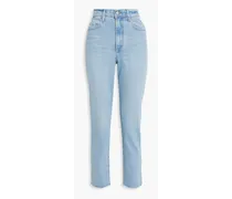 Frankie high-rise slim-leg jeans - Blue