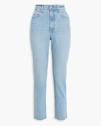 Nobody Denim Frankie high-rise slim-leg jeans - Blue Blue