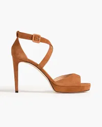 Sergio Rossi Suede sandals - Brown Brown